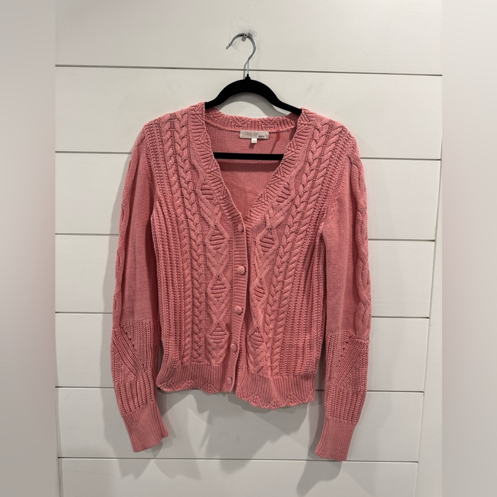 Loveshackfancy pink Anselma cardigan - Picture 3 of 7